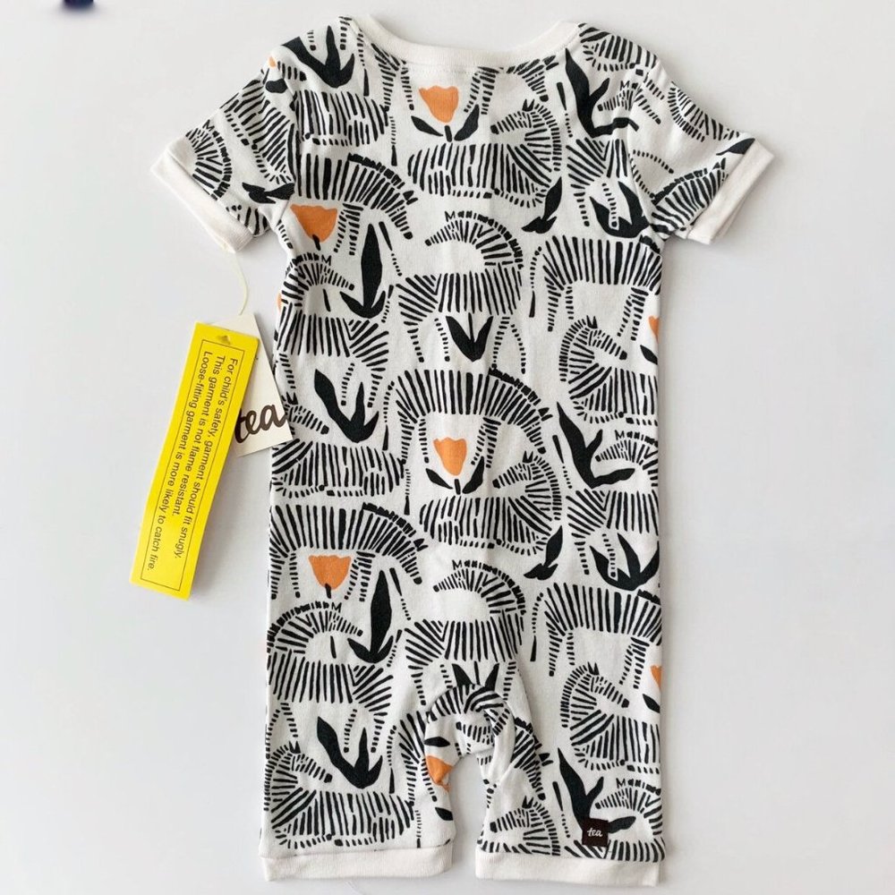 NWT Tea Collection Zipper Rockabye Baby Pajama 12-18 Months 18-24 Months - Picture 2 of 6